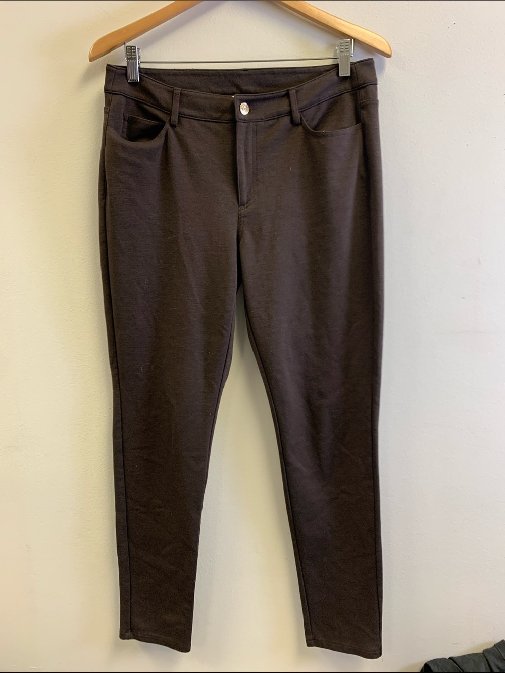 Michael Kors Women’s Dark Brown Stretch Slim Jeans